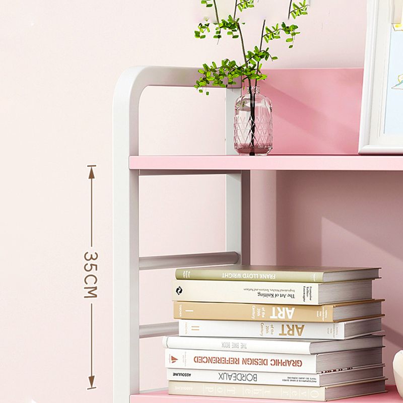 Standard 3 Shelves Bookcase Engineered Wood Contemporary Bookshelf