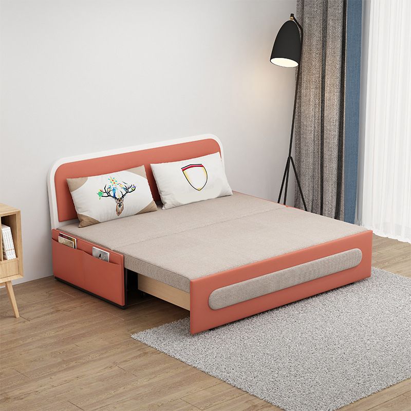 Pillow Included Sofa Futon Armless Cushion Back Convertible Sofa