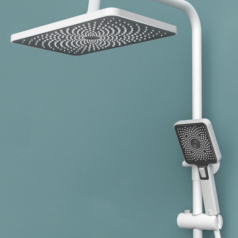 Contemporary Shower System Slide Bar Adjustable Shower Head Wall Mounted Shower Set