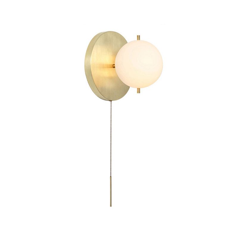 1 Light Unique Shape Wall Light Sconce Modern Metal Wall Light Fixture for Living Room