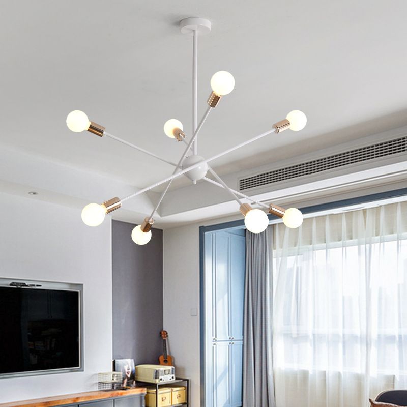 Metal Line Spark Chandelier eigentijds hanglamp voor keuken eetkamer