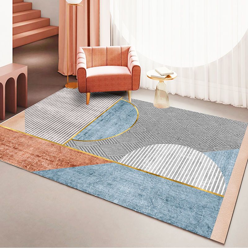 Gorgeous Carpet Trendy Polyester Area Rug Living Room Area Carpet with Non-Slip Backing