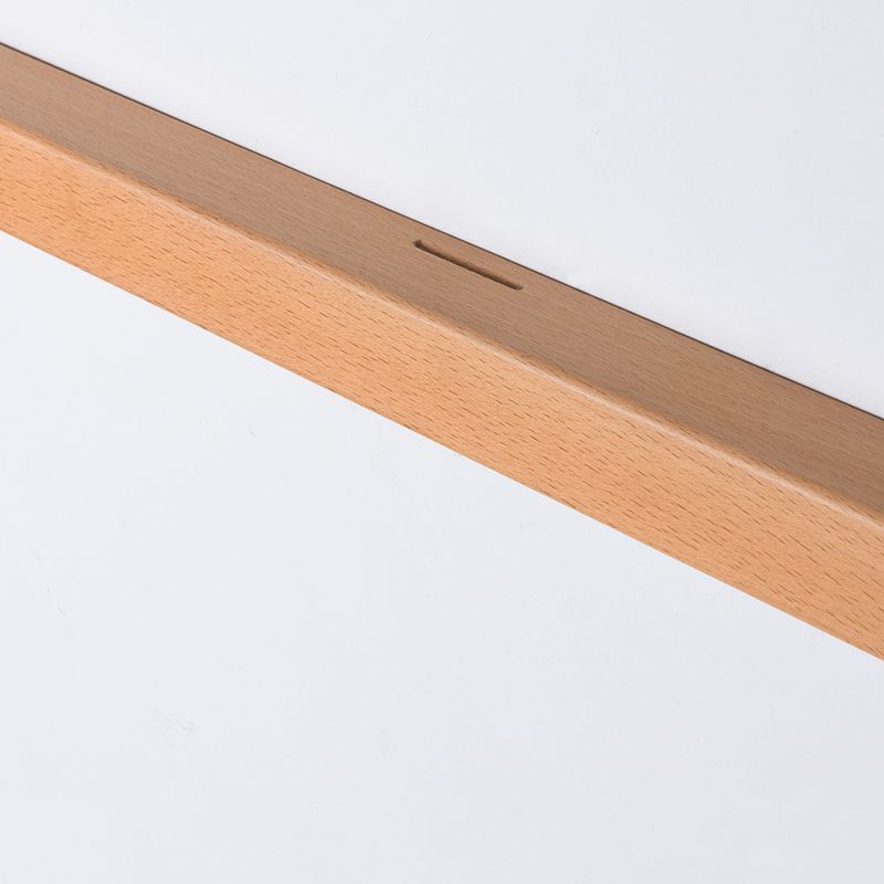 Houten lineaire wand gemonteerd verlichtingsarmatuur moderne minimalistische stijl wandlichtwagentjes voor slaapkamer