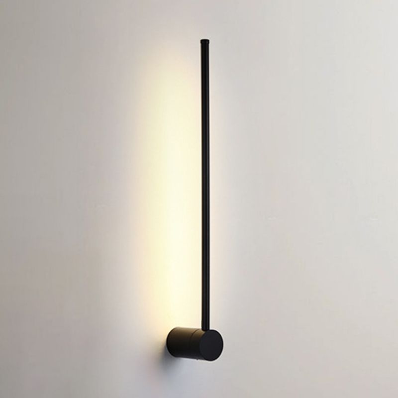 1or2-Light Long line Shade Wall Sconce Modern Nordic Style Metal Wall Lighting for Living Room