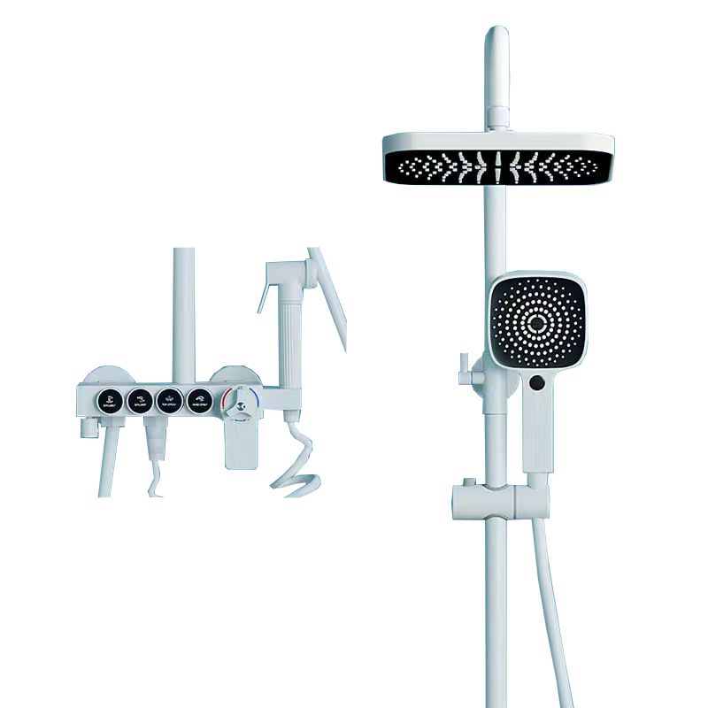 Contemporary Shower System Wall Mounted Shower System with Hand Shower