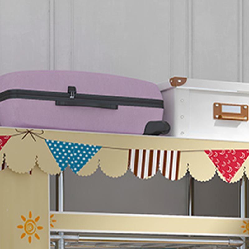 Contemporary Style Wardrobe Steel Cloth Rod Included Wardrobe Closet with Door