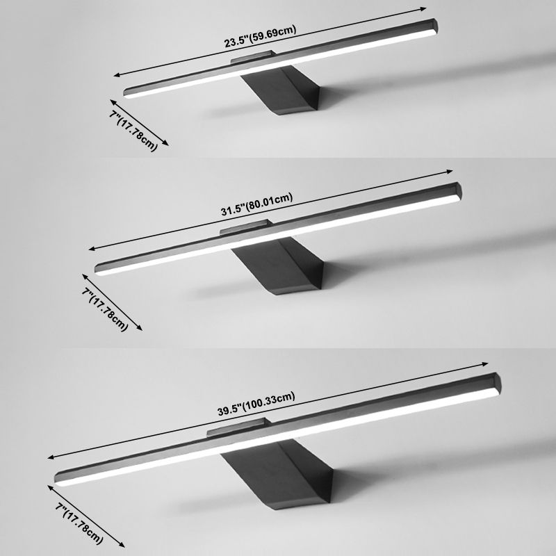 Simplicity LED Vanity Wall Light Fixtures Modern Mirror Front Light for Bathroom Bedroom