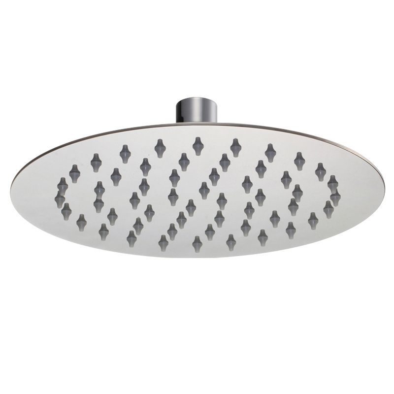 Stainless Steel Fixed Shower Head Modern Style Rain Fall Wall-Mount Showerhead