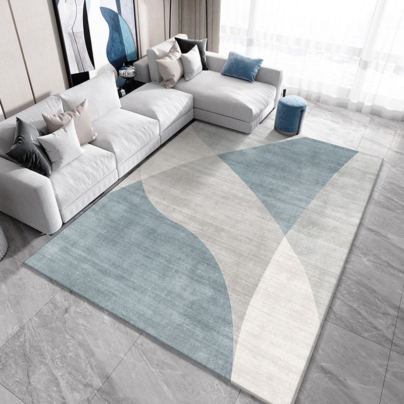 Olden Area Carpet Rectangle Polyster Ombre Pattern Area Rug Bedroom Stain Resistant Carpet