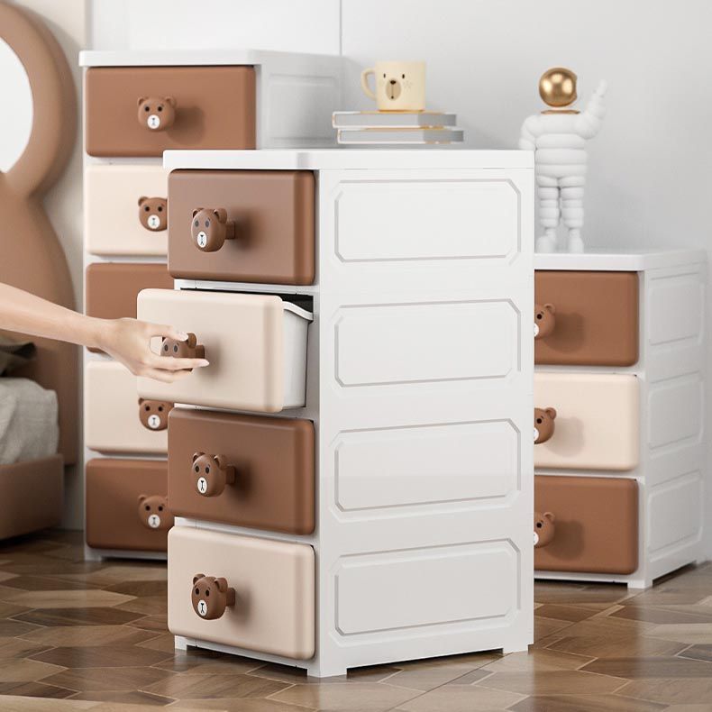 Contemporary Wardrobe Cabinet With Drawer Plastic Storage Cabinet