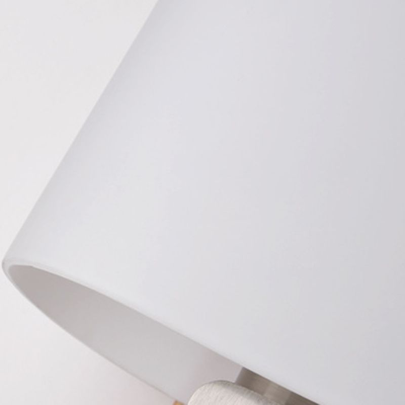 Geometric Shade Wall Lighting Modern Simple Style Wood 1 Light Sconce Light in Gold