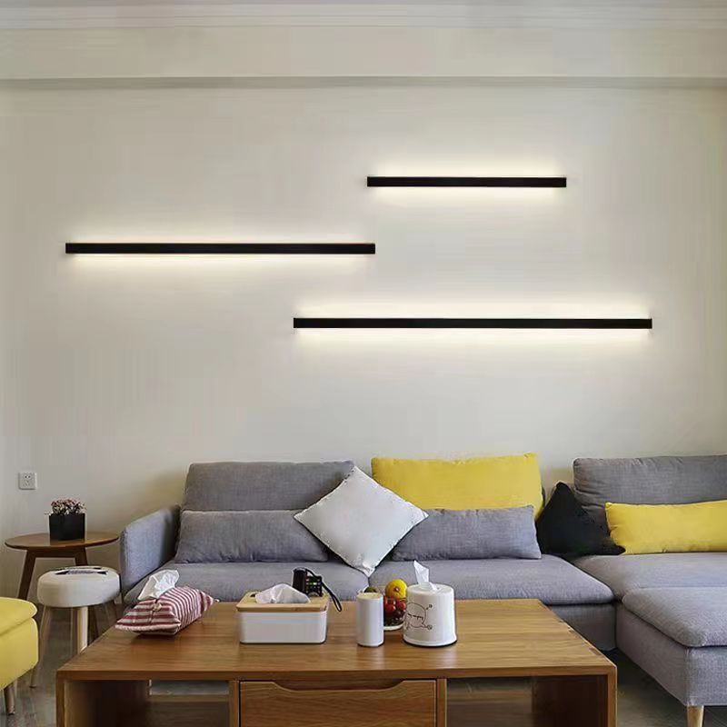 Modern Minimalist Wall Light Linear Wall Sconce Light for Living Room
