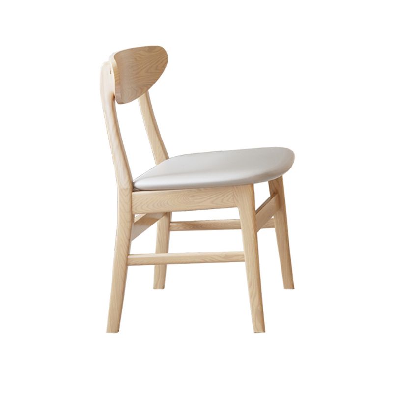 Contemporary Dining Set 1/5 Pcs Solid Wood Frame Dining Table and Chairs