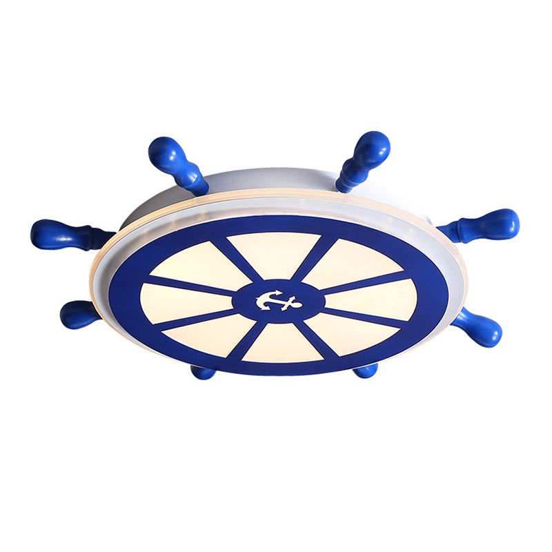 Plafonnier encastré à gouvernail en métal luminaire encastré pour chambre d'enfant