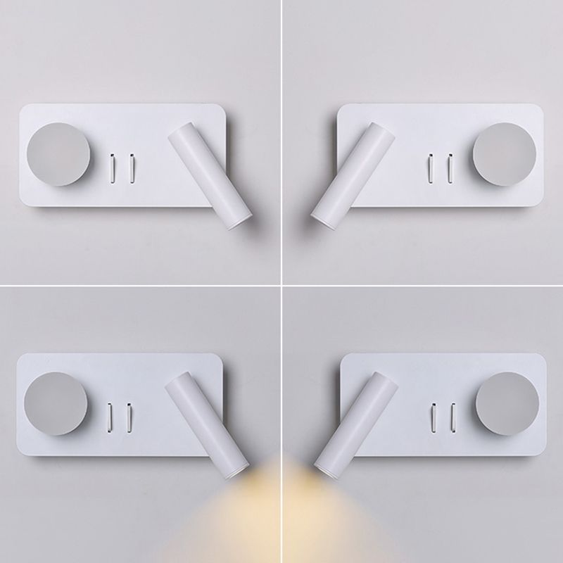 Modern Simplicity Style Bedside Reading Lamp Spotlight Design LED Wall Sconce for Bedroom
