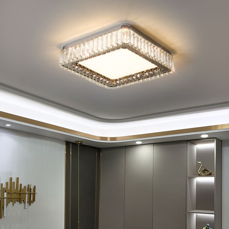 Nouveau cristal moderne encastré luminaire or LED encastré pour la chambre à coucher