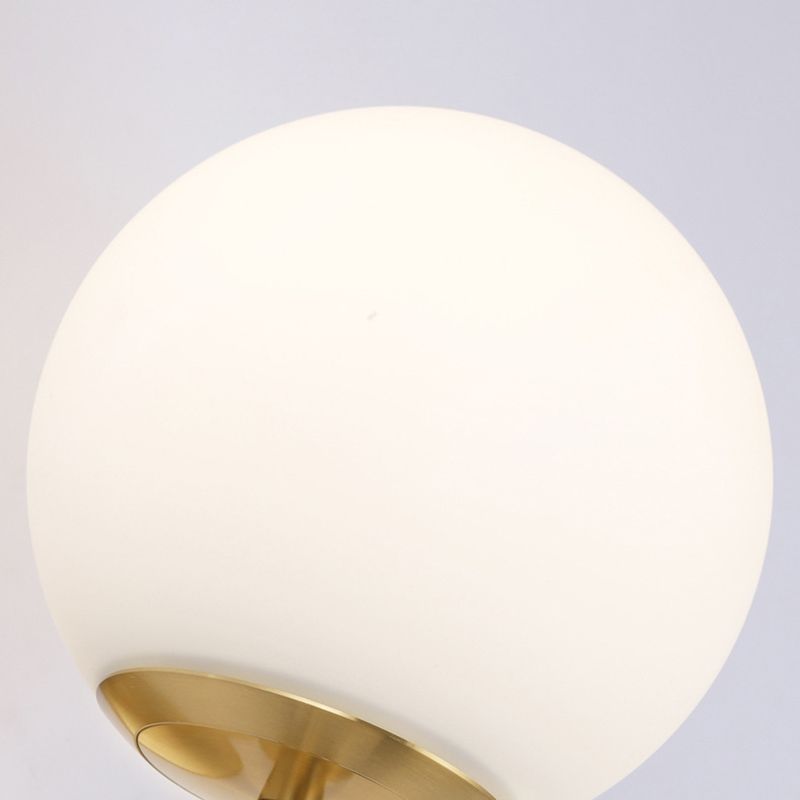 Kugel Schatten Glas Wandleuchter moderner Stil 1 Lichtwandhalterung Leuchte in Gold