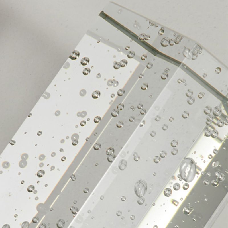 Lineare 2 Leichter Wandleuchten moderner Kristallwandmontageleuchte in Gold