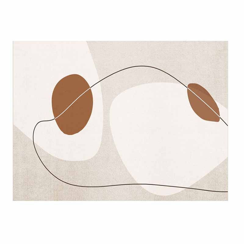 Artistic Carpet Modern Indoor Rug Washable Polyester Stain Resistant Carpet for Home Decor