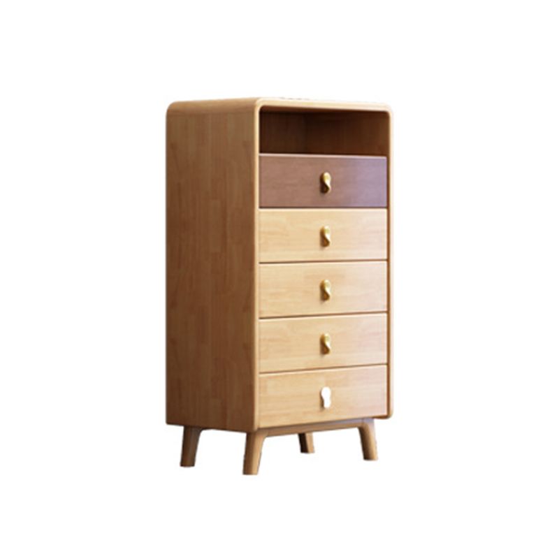 Modern & Contemporary Chest Rubberwood with Drawer Rectangle Accent Chest