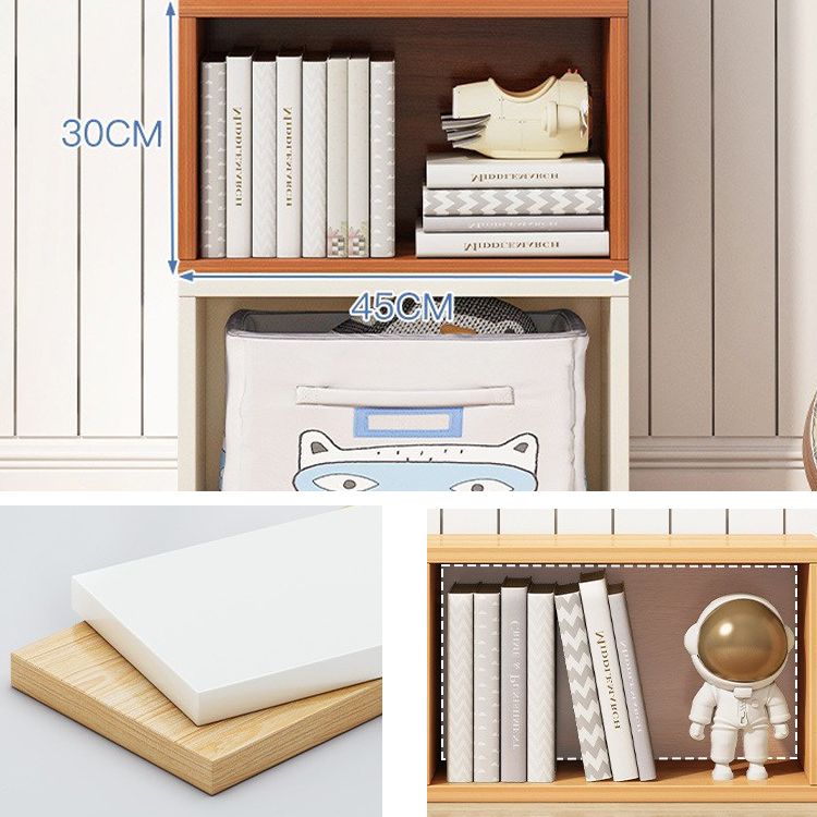 Standard Book Shelf Horizontal Bookcase, 17.72" L x 6.69" W x 11.81" H