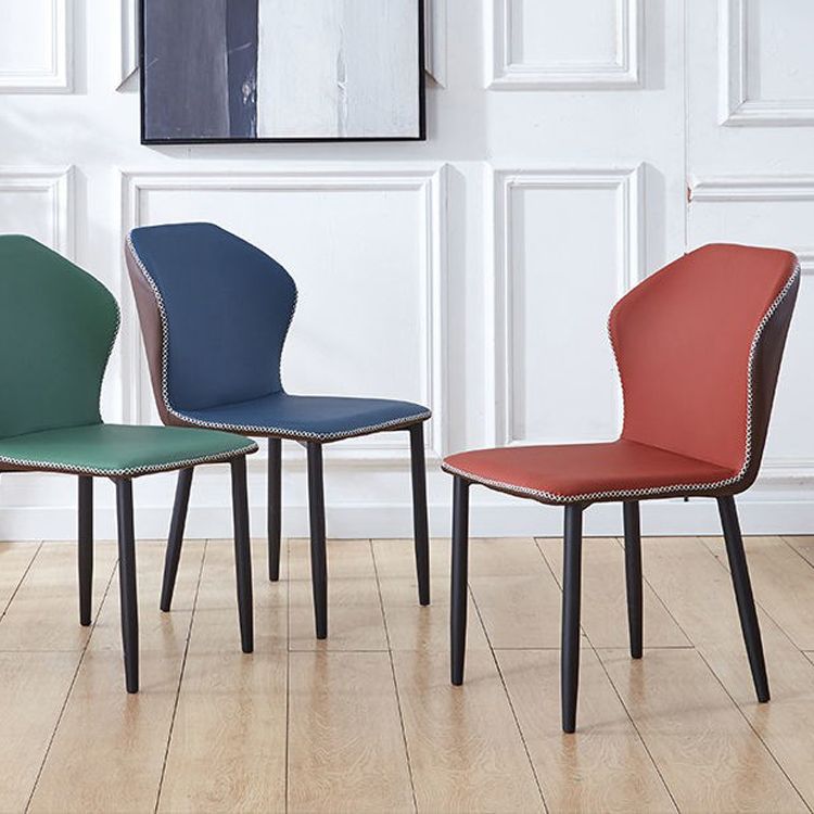 Silla auxiliar contemporánea Sillas con respaldo de metal para interiores y exteriores