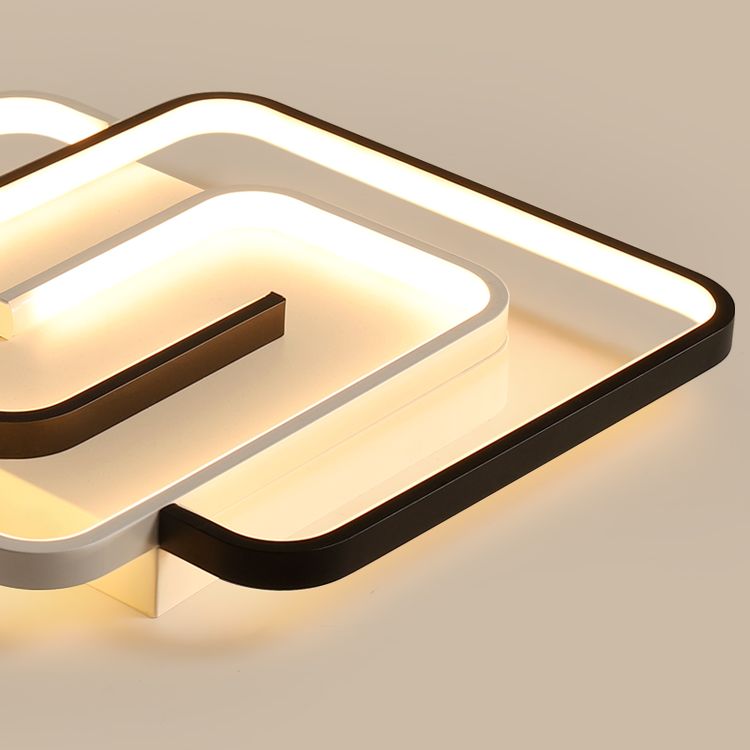 Moderne Semi Flush Mount Light Armatuur Acryl Flush Light Fixtures