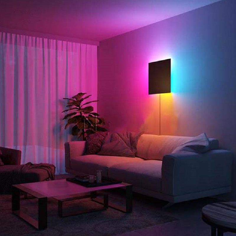 Modern Style Square Wall Light Sconces Metal 1 Light Wall Lighting Ideas
