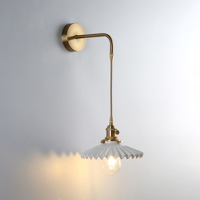 Cone Sconce Lighting Fixtures Industrial Wall Sconce Lighting Metal 1 Light Sconce Lamp