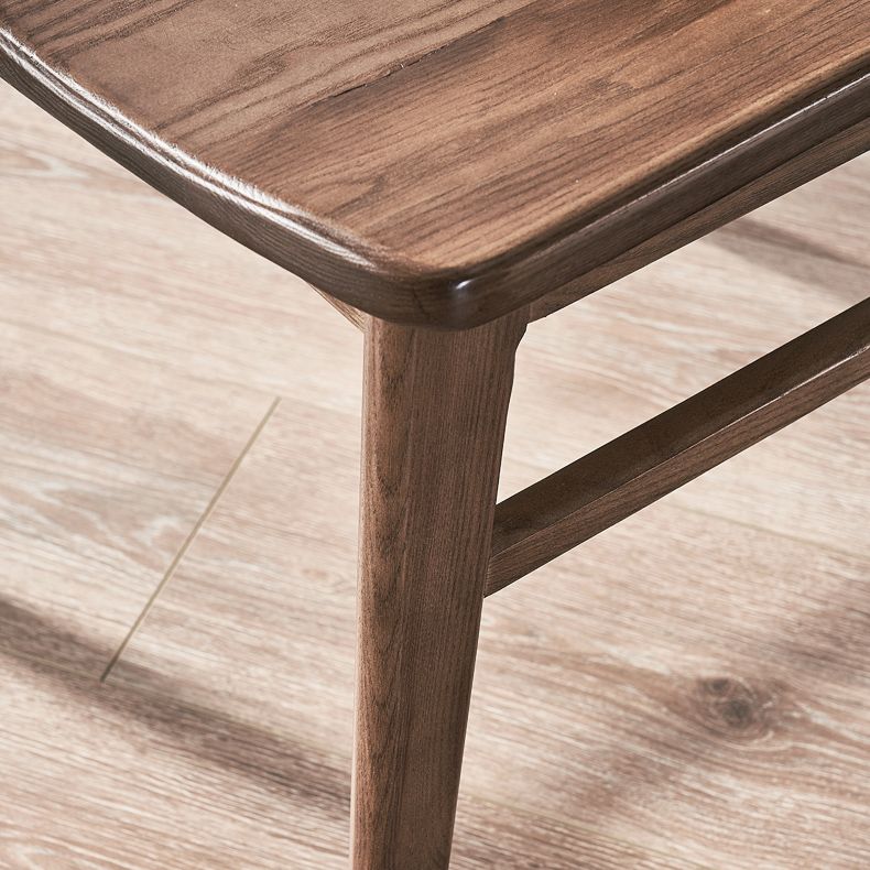 Chaise arrière contemporaine de 18 '' Wide Wood Dining Claid Back pour usage à domicile