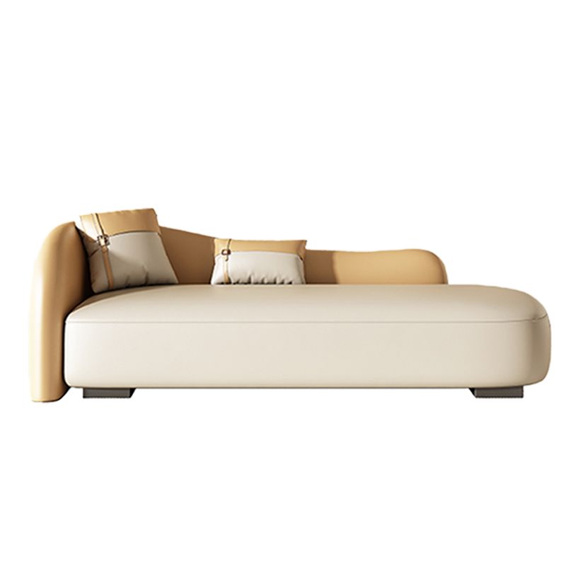 Scandinavian Upholstered Chaise Lounge Couch Leather Chaise Lounge Chair