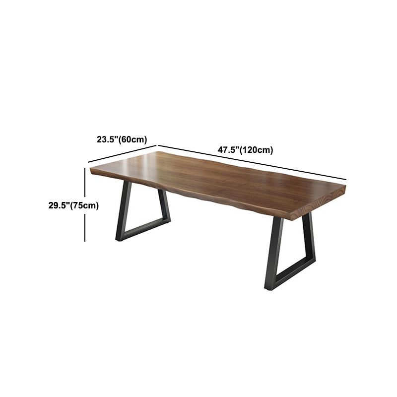 Industrial 1/2 Pieces Dining Set Solid Wood Dining Table for Home Use