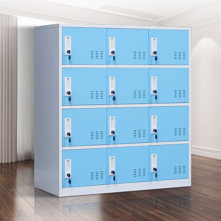 Steel Non-Hanging Storage Cabinet Modern Cabinet with Hinged Doors