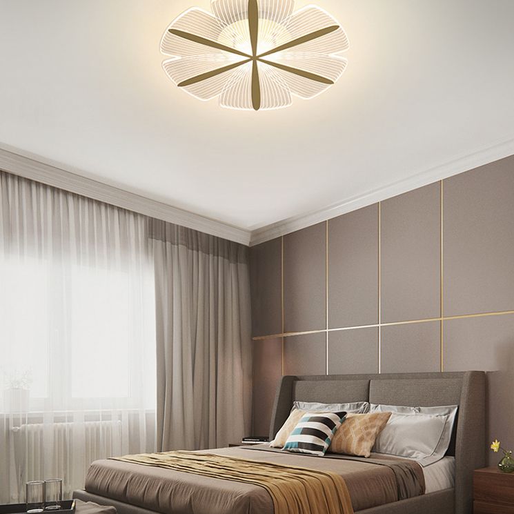 Florale Acryl Deckenmontaged Light Simplicity LED LED -Montage Beleuchtung für Schlafzimmer
