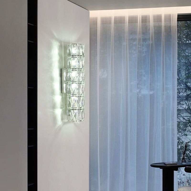 Post-Modern Wall Sconce Crystal Wall Light Fixture for Hallway