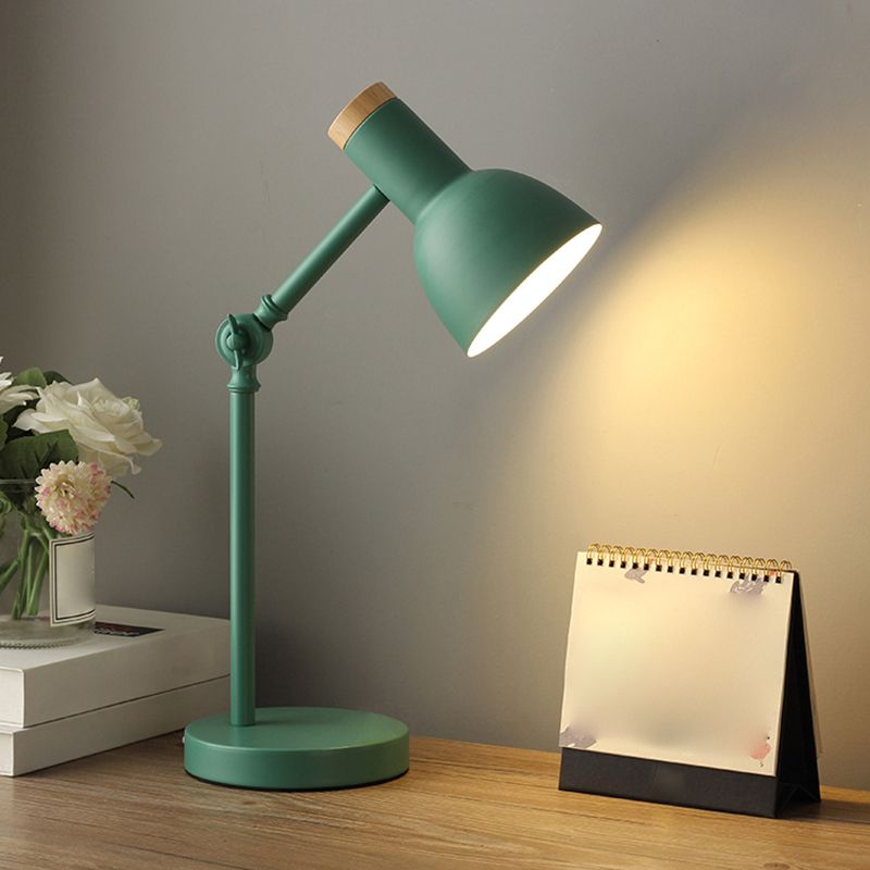 Macchero in metallo Light 1 luci da letto da letto da letto con tonalità a campana