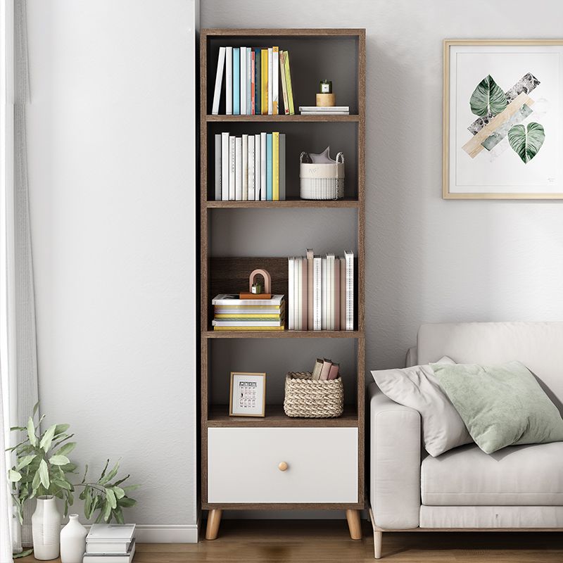 Open Wooden Bookcase Modern Minimalist Home Living Room Bedroom Bookshelf