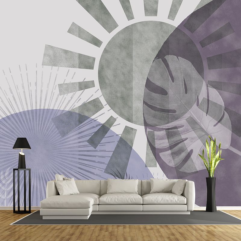 Illustration Wall Mural Wallpaper Bohemian Style Sitting Room Wall Mural