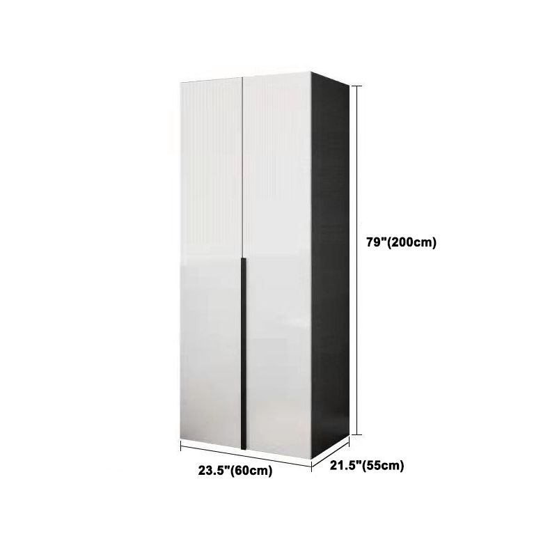 Modern Storage Cabinet Engineered Wood Wardrobe Armoire for Bedroom