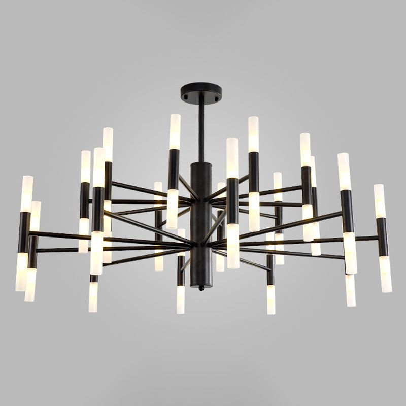 Acryl cilindrische hanger kroonluchter modern-stijl hangende kroonluchter voor woonkamer