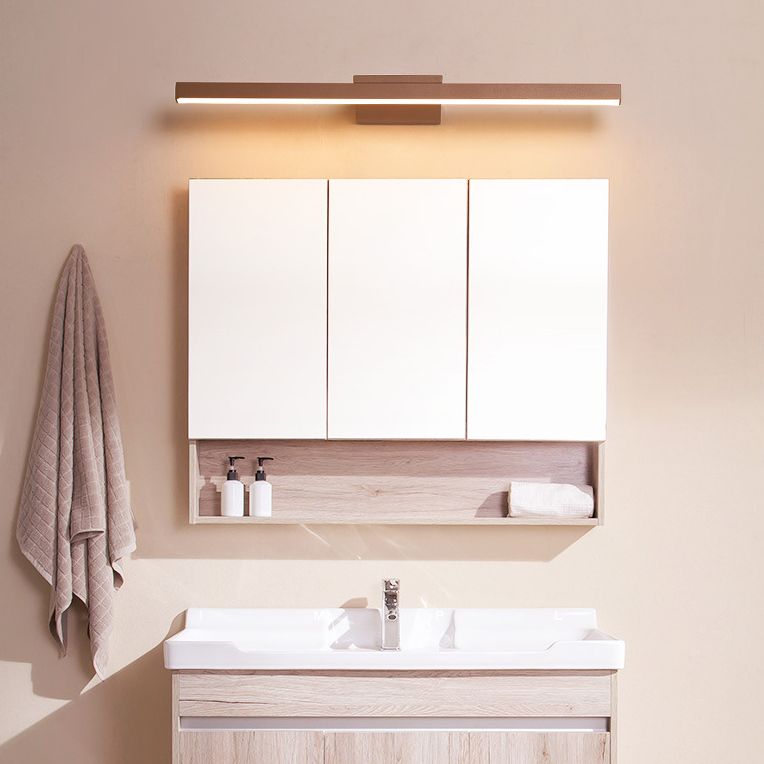 Éclairage d'applications de mur droit simplicité acrylique LED LED Salle de bain Appareau d'éclairage dans le café