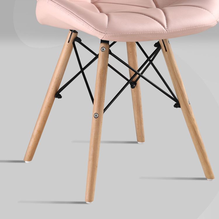 Modern Style Wood Chairs Set Wingback Side Kitchen Dining Chair (Set of 4)