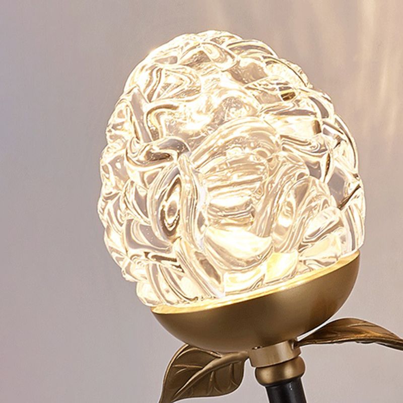1 Light Wall Mount Light Fixture Modern Wall Mounted Lighting in Gold