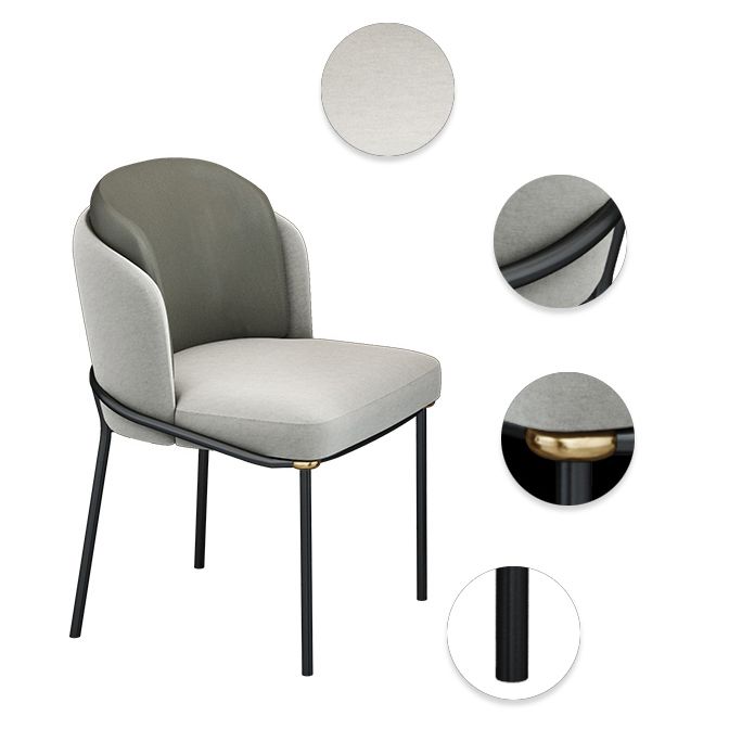 Round Dining Table Set with Padded Chairs 1/4/5 Pieces Faux Marble Dining Set for Home