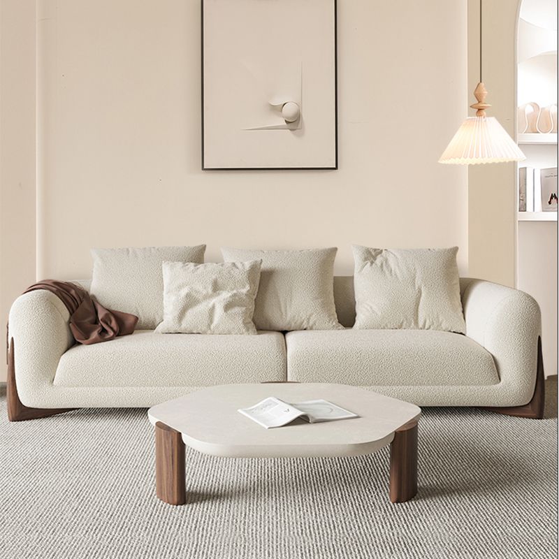 Modern Style Living Room Tuxedo Arm Loveseat Tight Back Seating