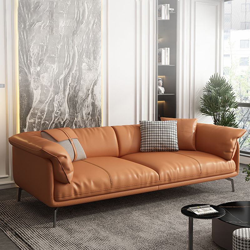 Pillow Arms Cushion Back Contemporary Stain-Resistant Storage Sofa