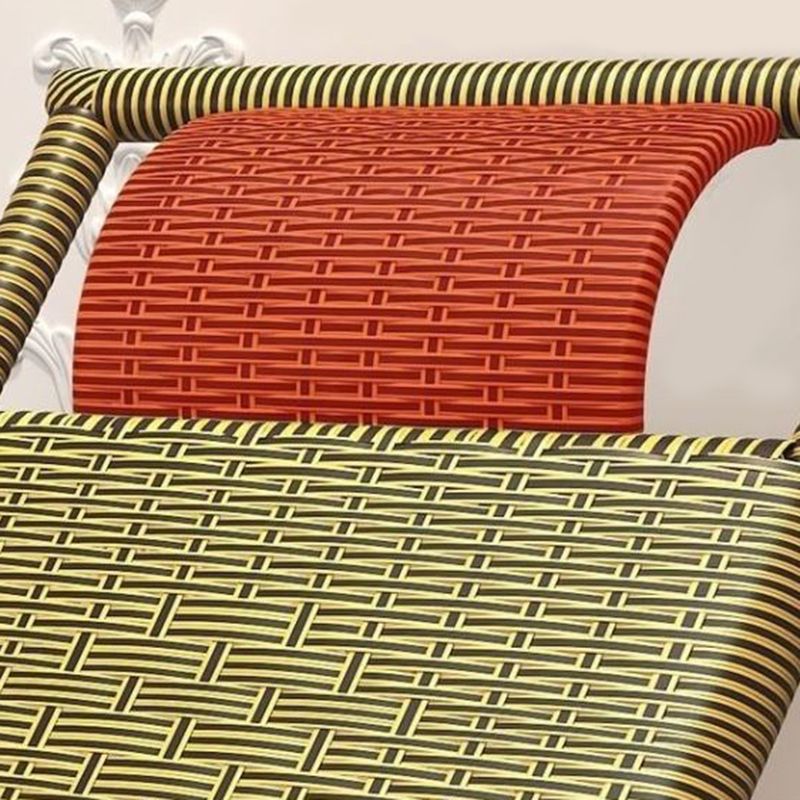 Modern Rattan Rocker Chair Reclining Rocking Chair for Home Decor