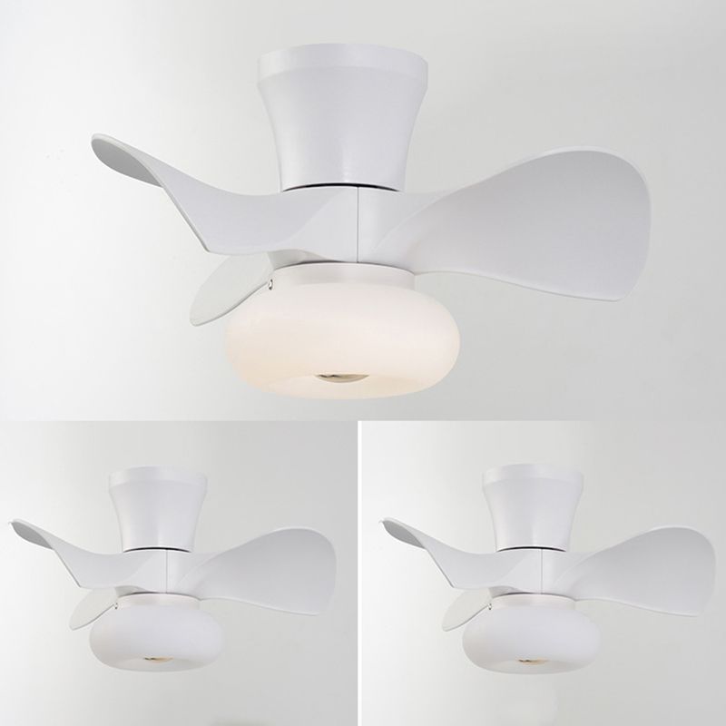 Macaron Round Hanging ventilador acrílico para niños acrílico dormitorio led semi rasgador de rubor