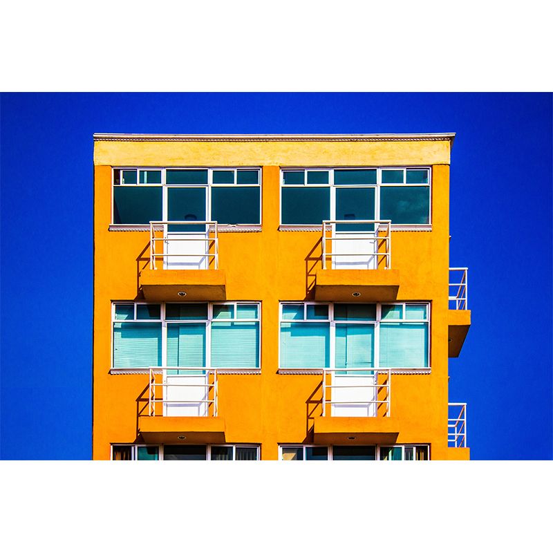 Dubai City Architectural Mural Modern Minimalist Decorative for Meeting Room