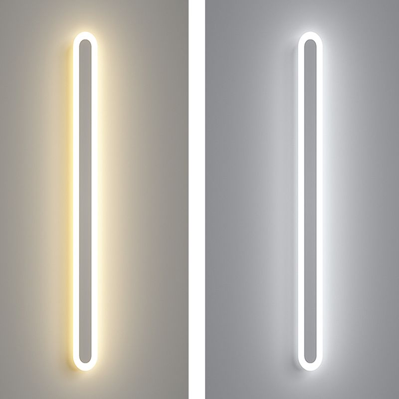 Modern Minimalist Style Linear Sconce Light Fixtures Acrylic Wall Lighting Ideas for Living Room